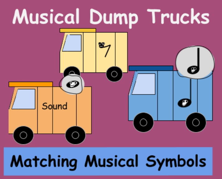 Preview of Musical Dump Trucks printables